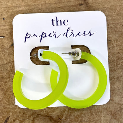 Midi Hoop Earrings (1.5&quot;)