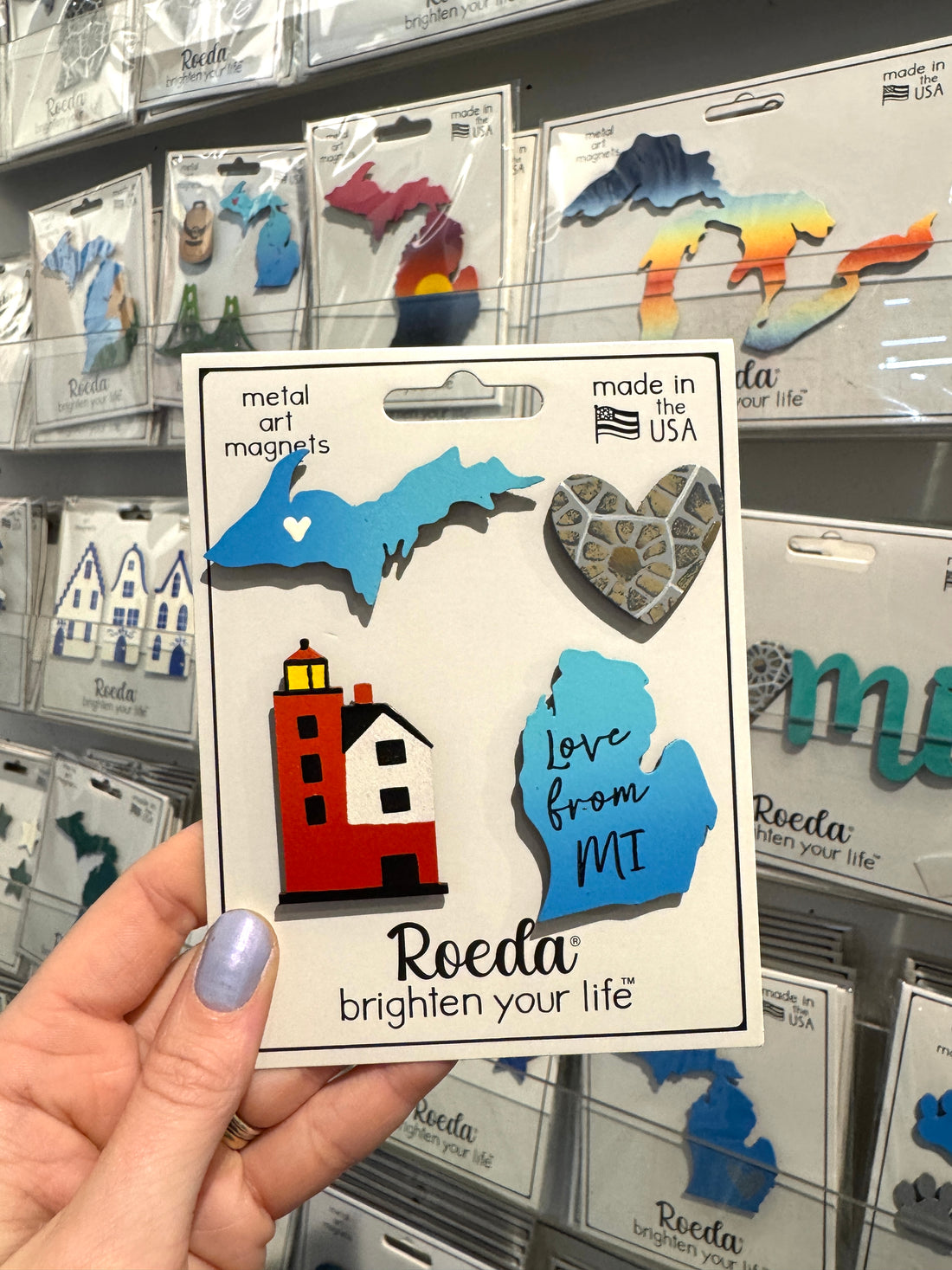 Michigan Icon Magnets S/4