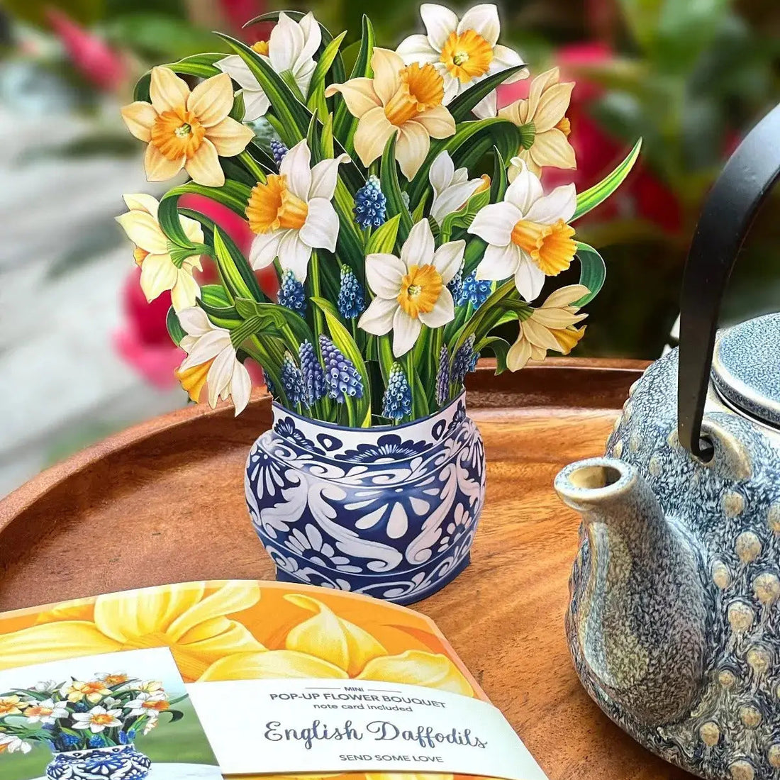 Mini English Daffodils Pop-Up Card