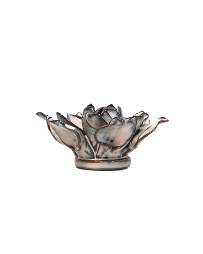 Vogelvase Porzellan Babyblau