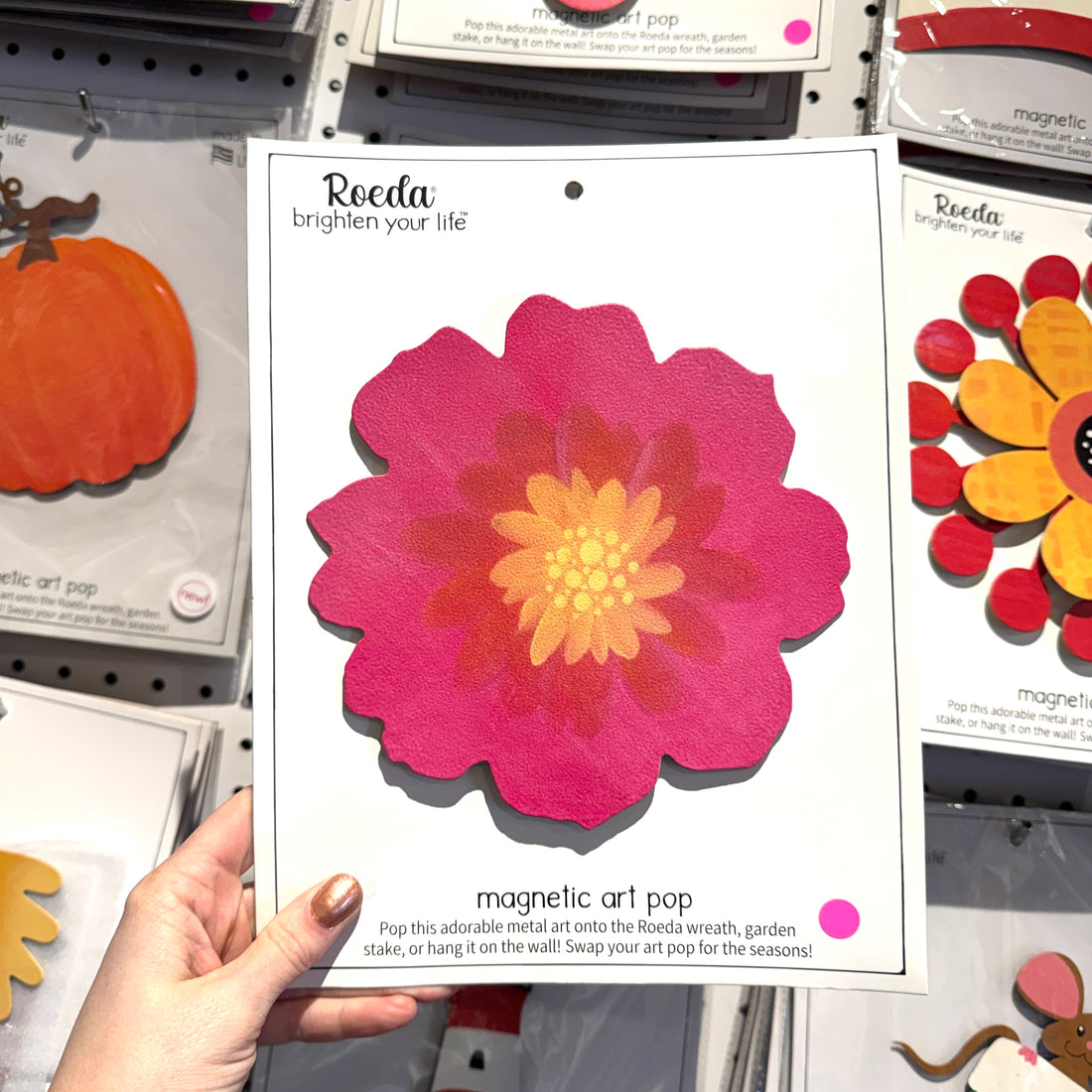 Flower Magnetic Art Pop