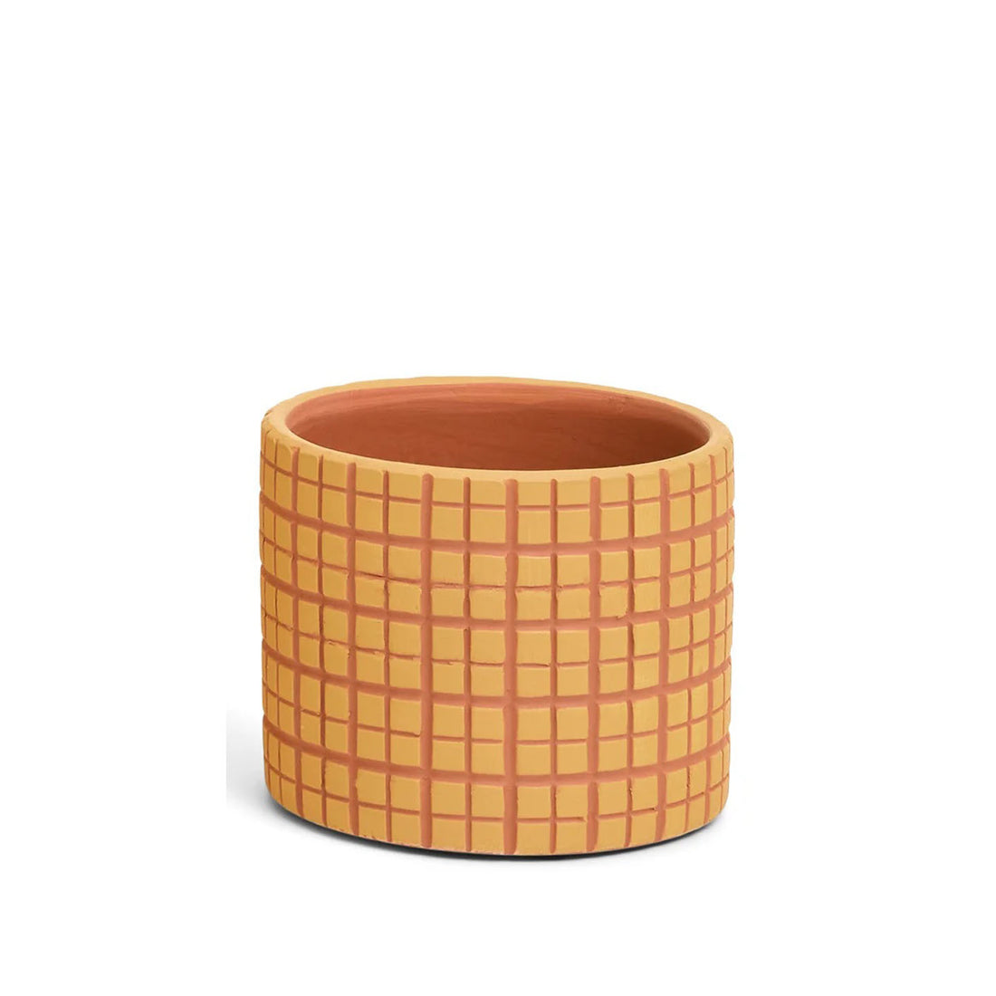 Checkered Terracotta Planter (2 sizes)