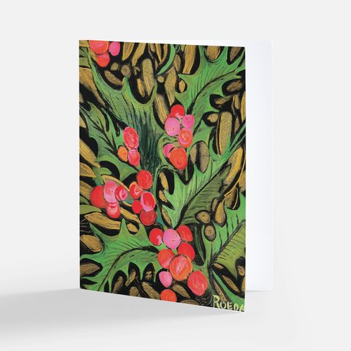 Greeting Card by Carol - Holly