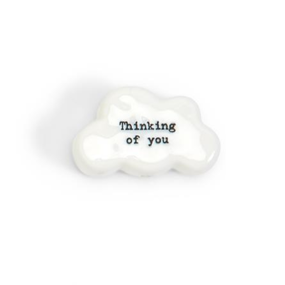 Cloud Pebble w/ Quote