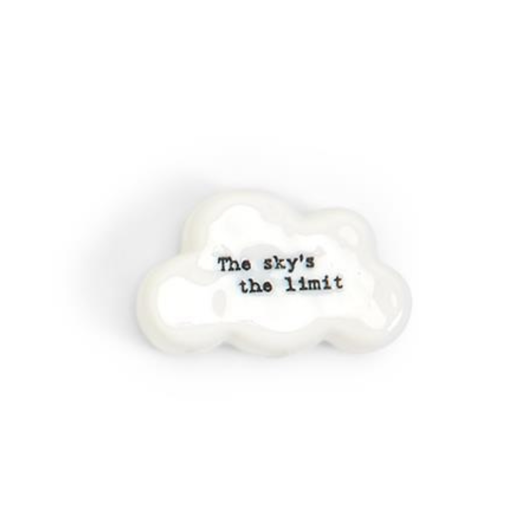 Cloud Pebble w/ Quote