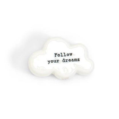 Cloud Pebble w/ Quote