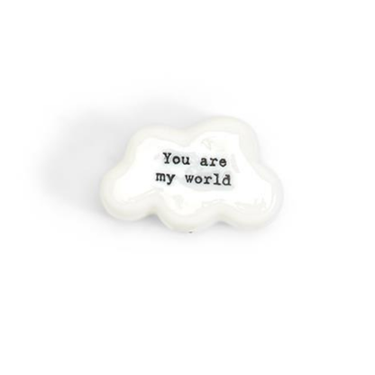 Cloud Pebble w/ Quote