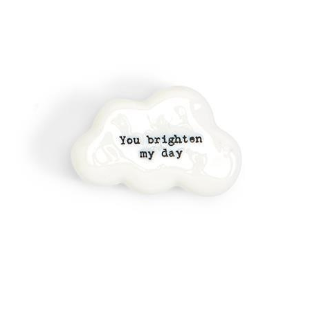 Cloud Pebble w/ Quote