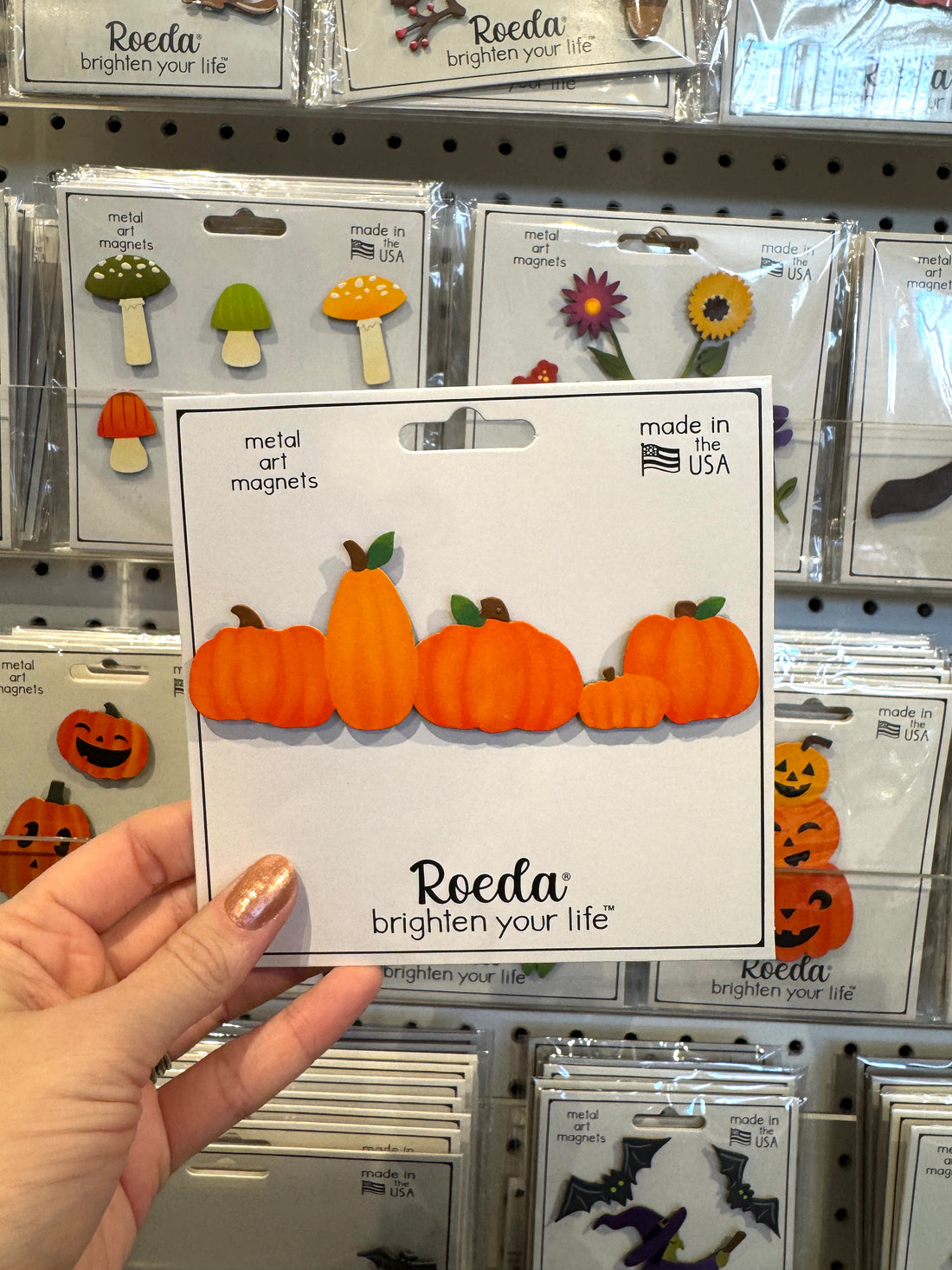 Pumpkin Border Magnet