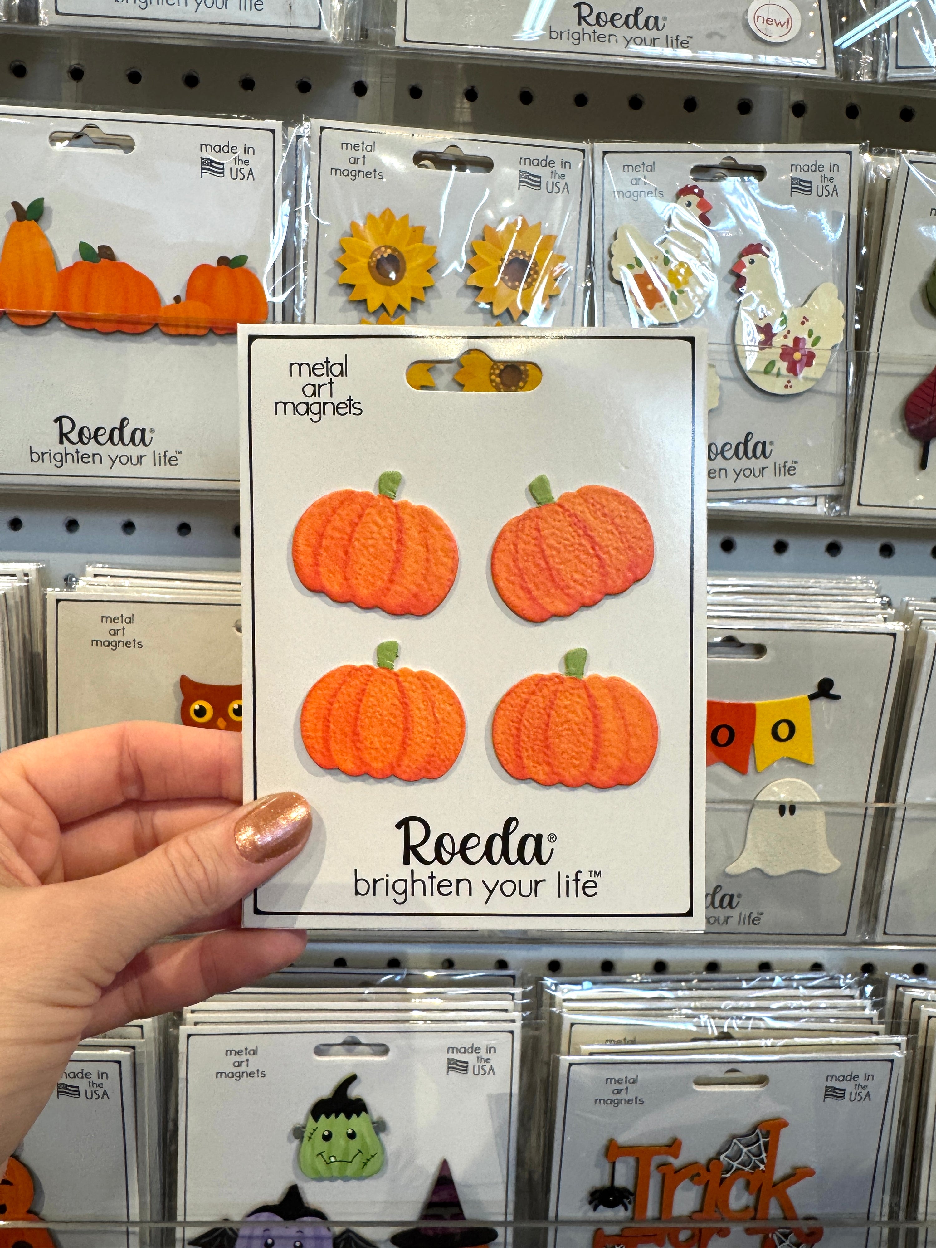 Pumpkin Magnets S/4