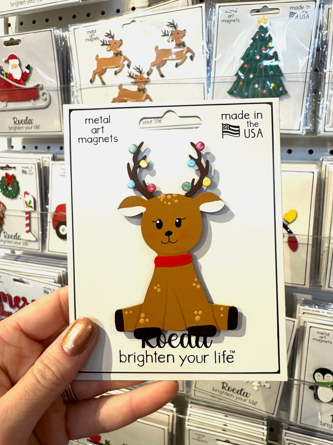 Holiday Reindeer Magnet