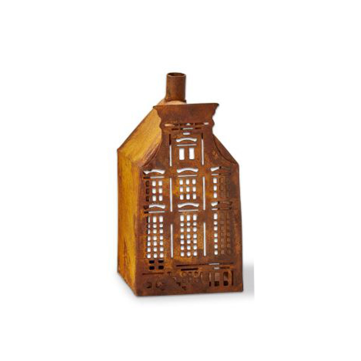 Rust House Tealight Luminary (3 styles)