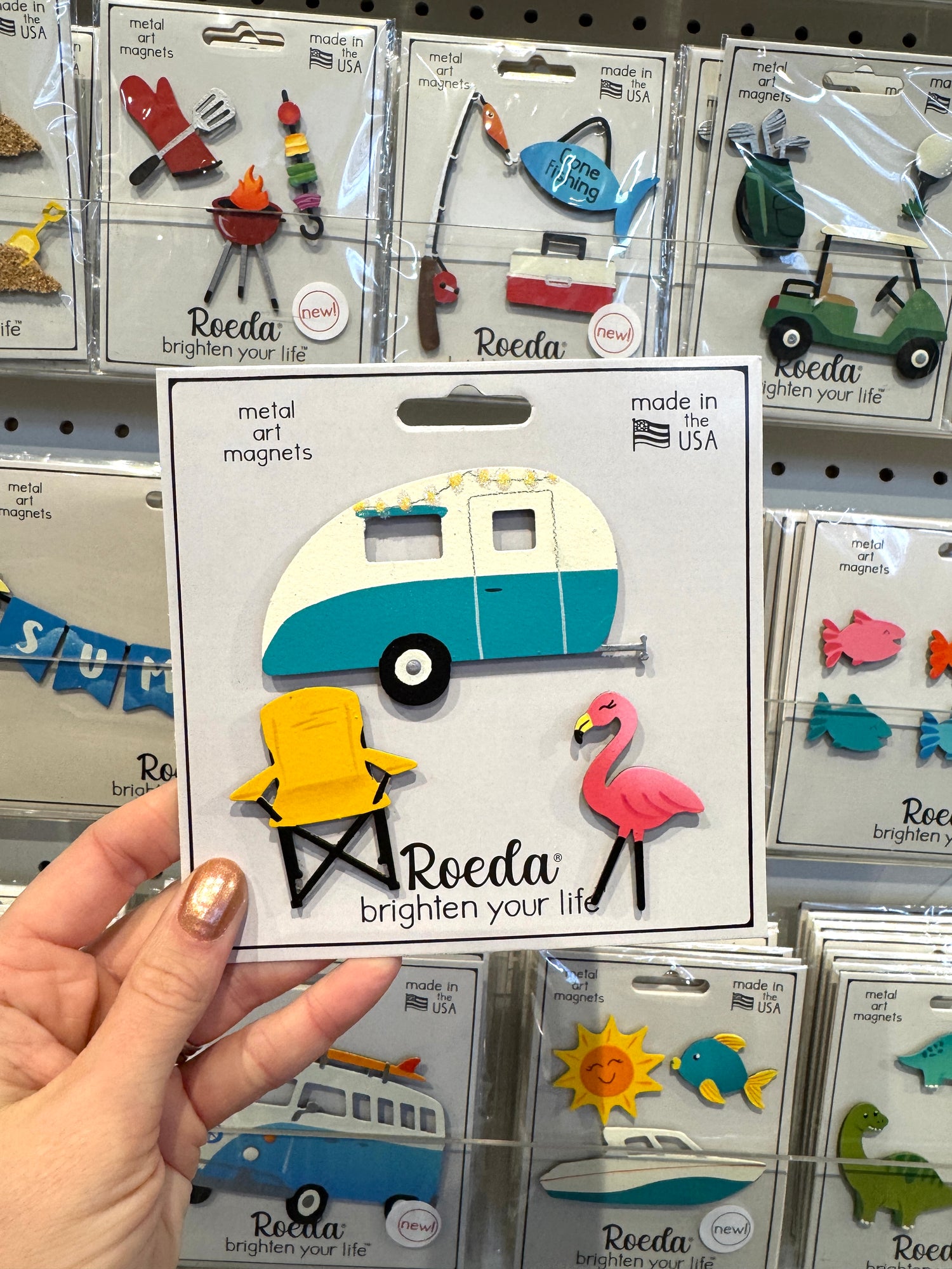 RV Camping Magnets S/3