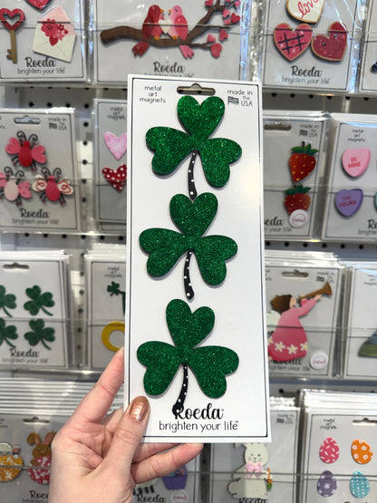 Shamrock Mini Art Pop Magnets S/3