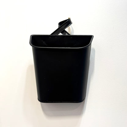 Black Metal Wall Bucket