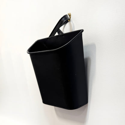 Black Metal Wall Bucket