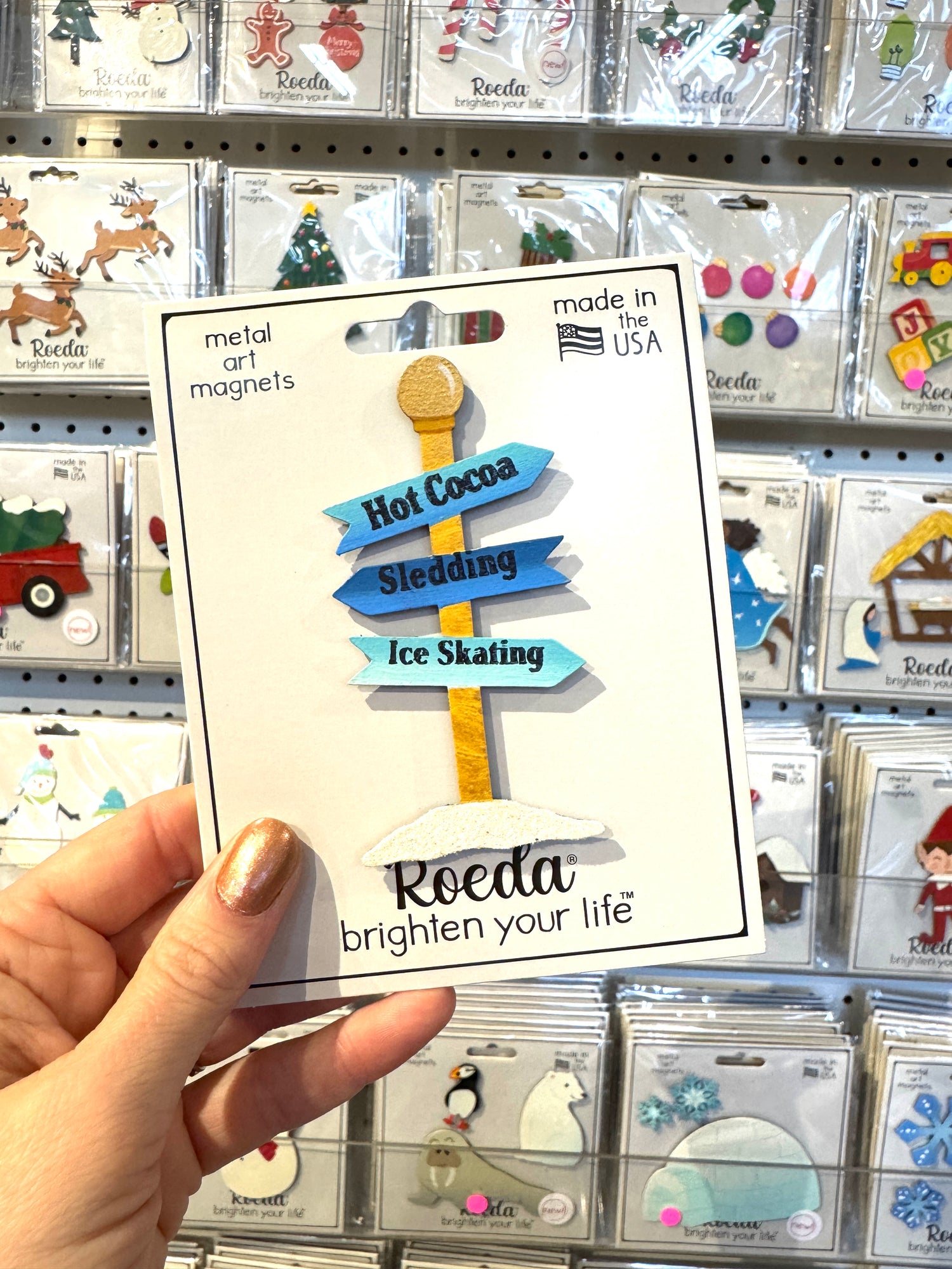 Winter Signpost Magnet