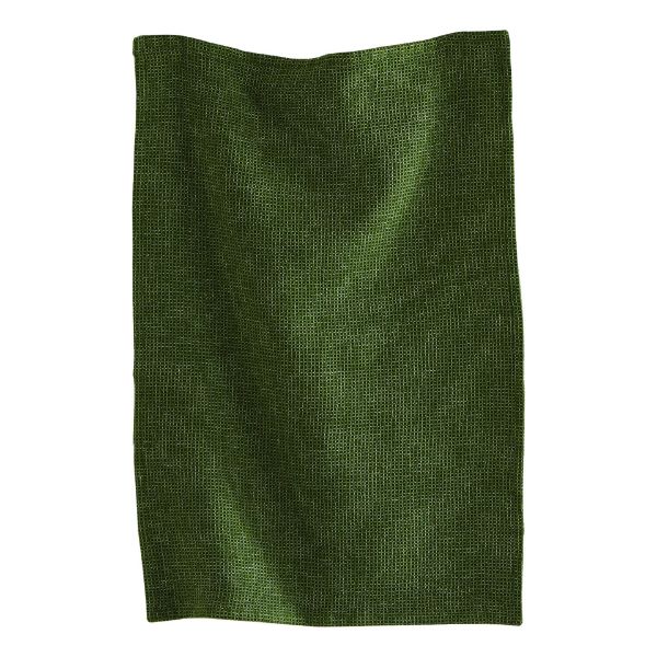Set of 6 Extra Large Waffle Weave Dish Cloths, Green/Yellow, Size: XL