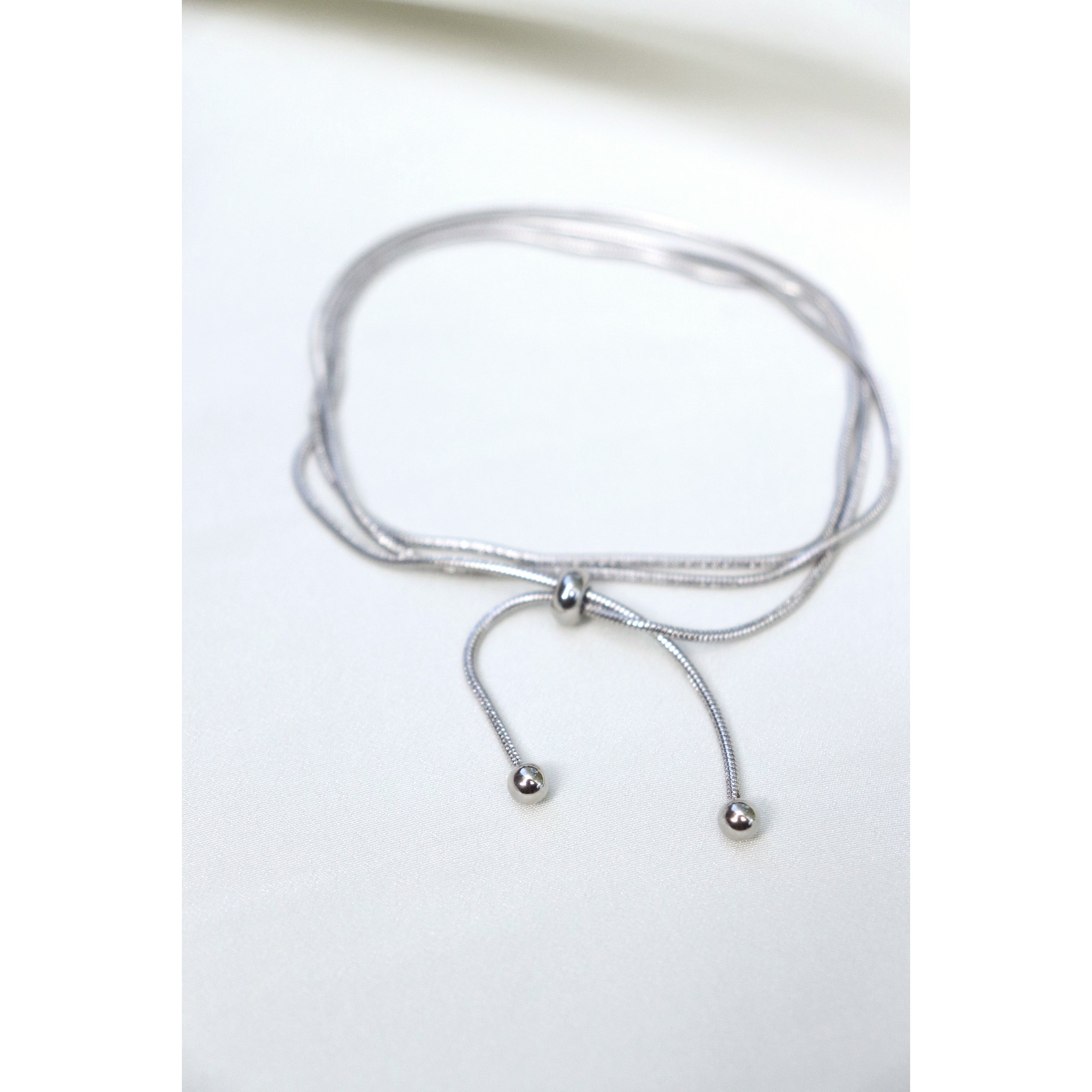 3-in-1-Armband, Silber
