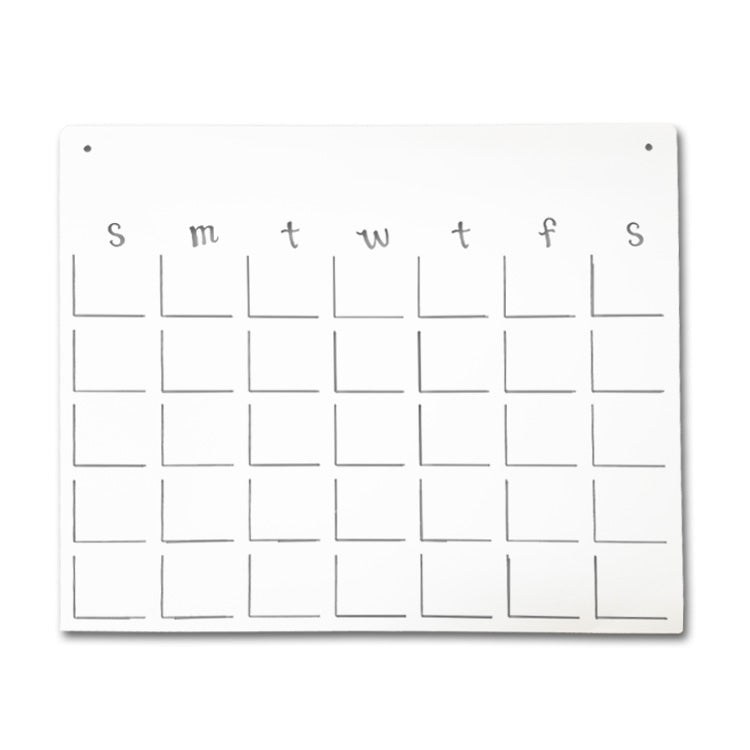 Perpetual Monthly Calendar - 19"h x 22"w