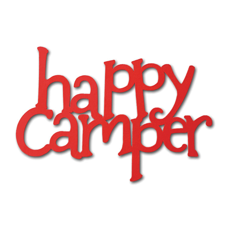 „Glücklicher Camper“-Magnet