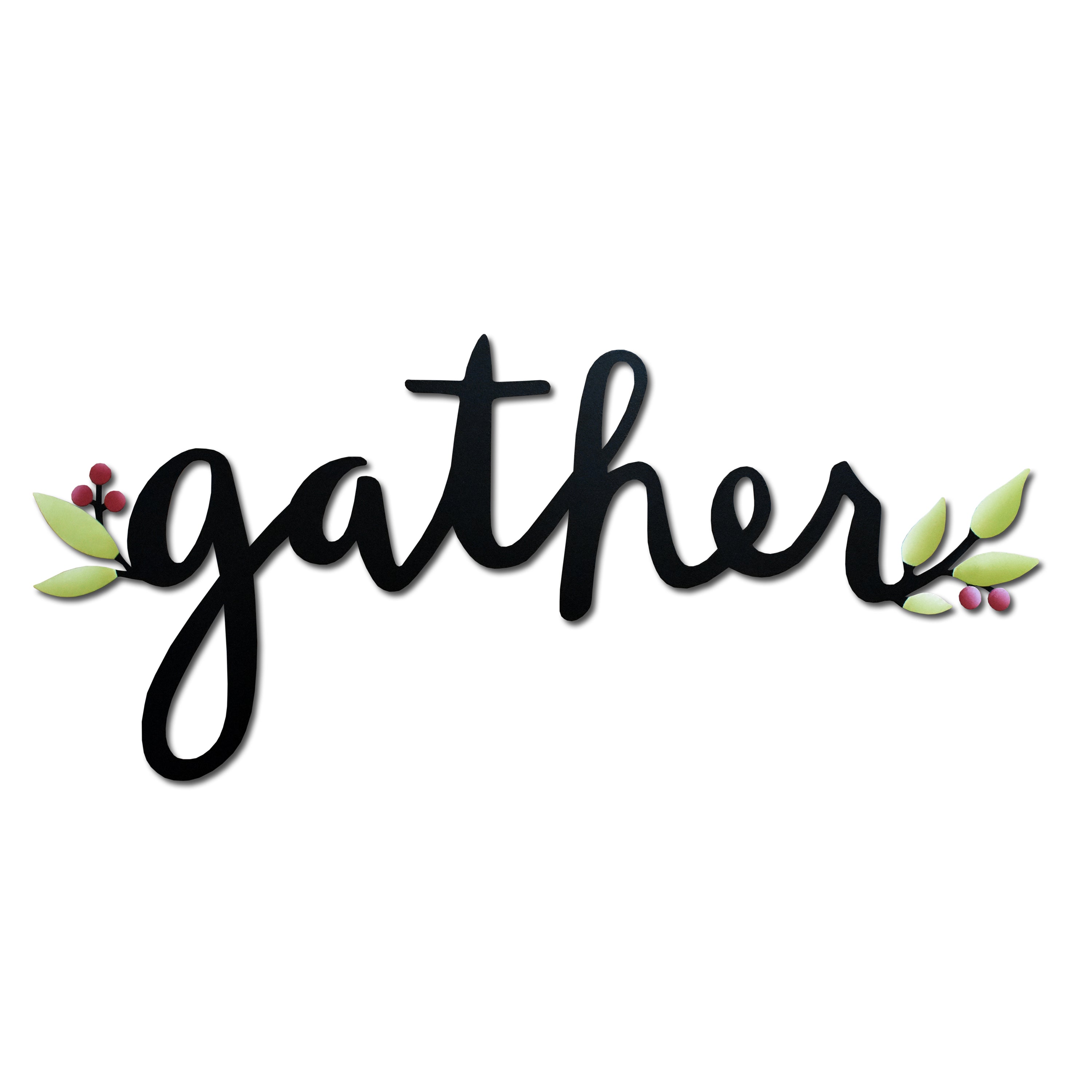 &quot;Gather&quot; w/ Berries Magnet Wall Art