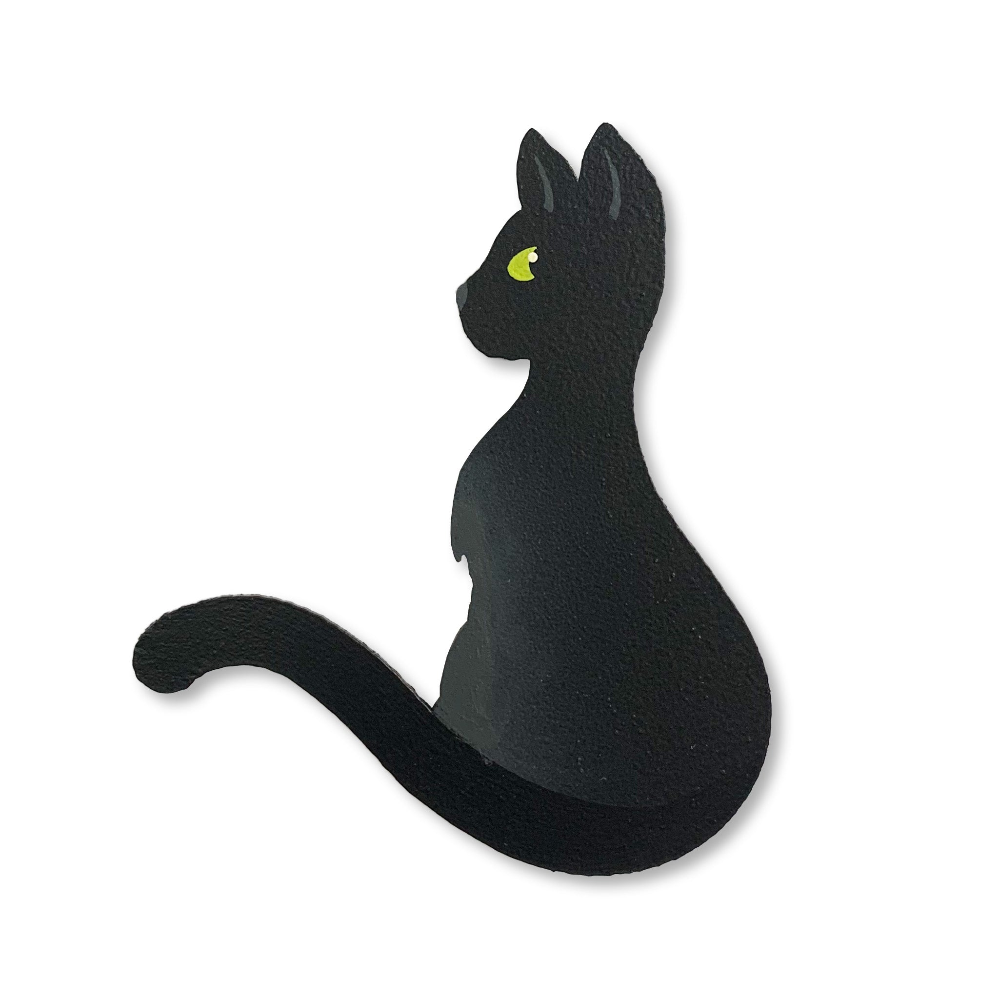 Black Cat Magnet