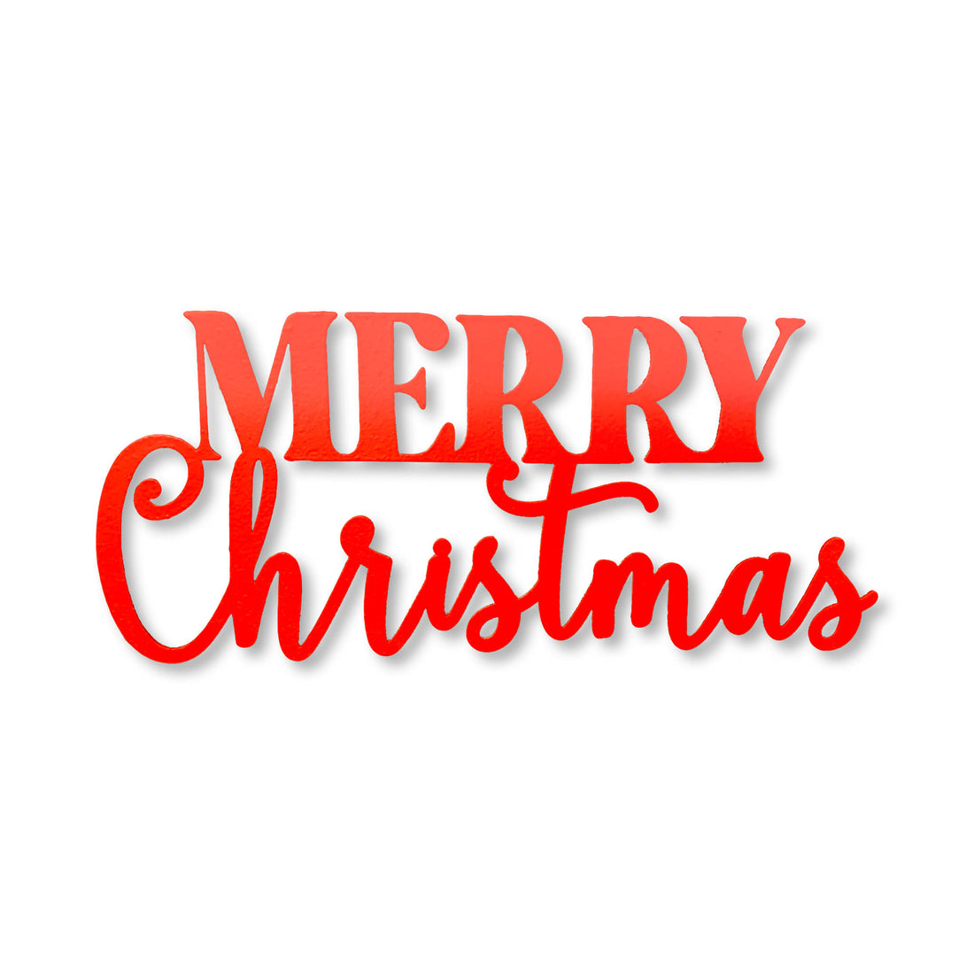 &quot;Merry Christmas&quot; Magnet Red