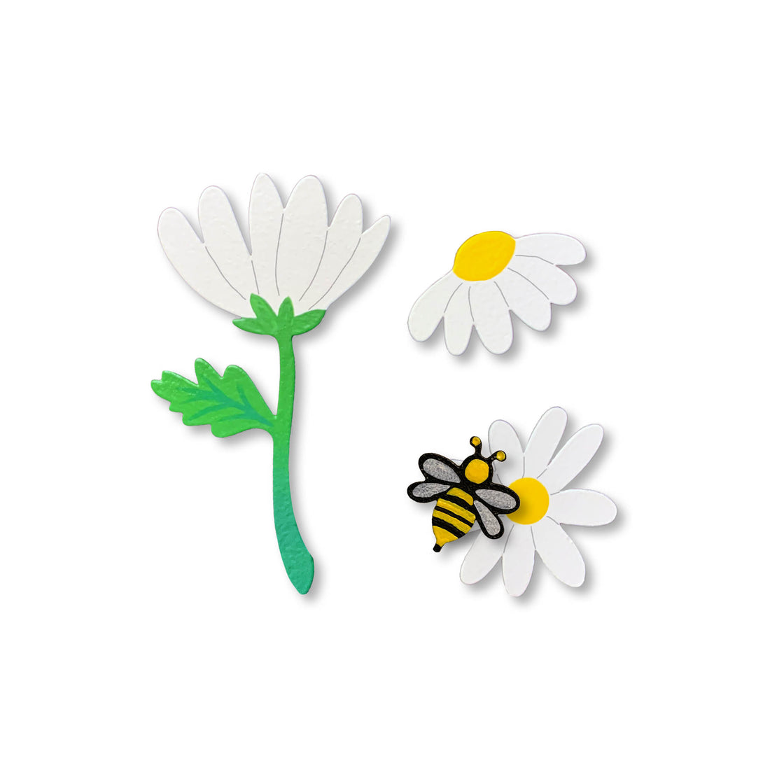 Gänseblümchen mit Bienenmagneten S/3