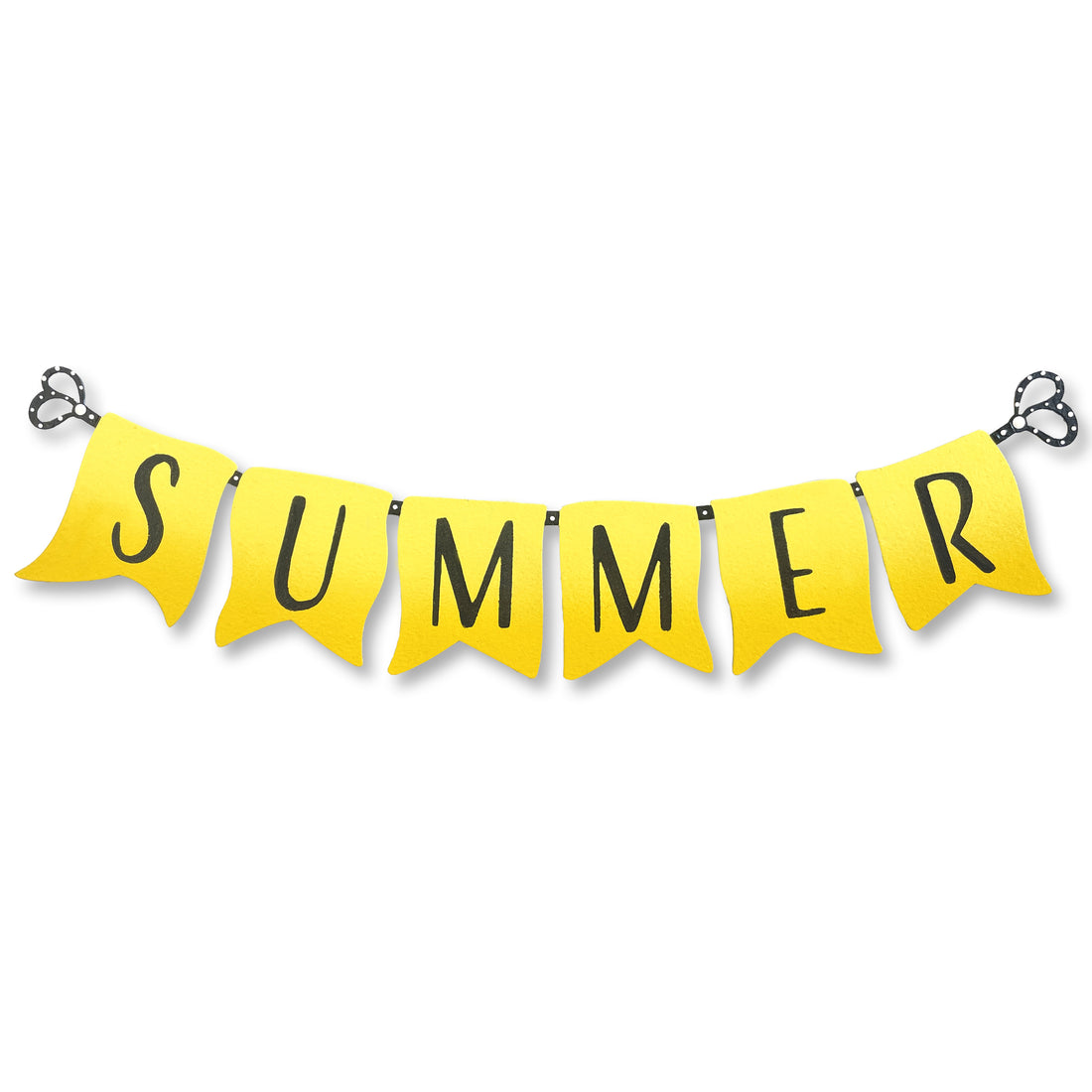 Sommerbanner Mini Art Pop Gelb