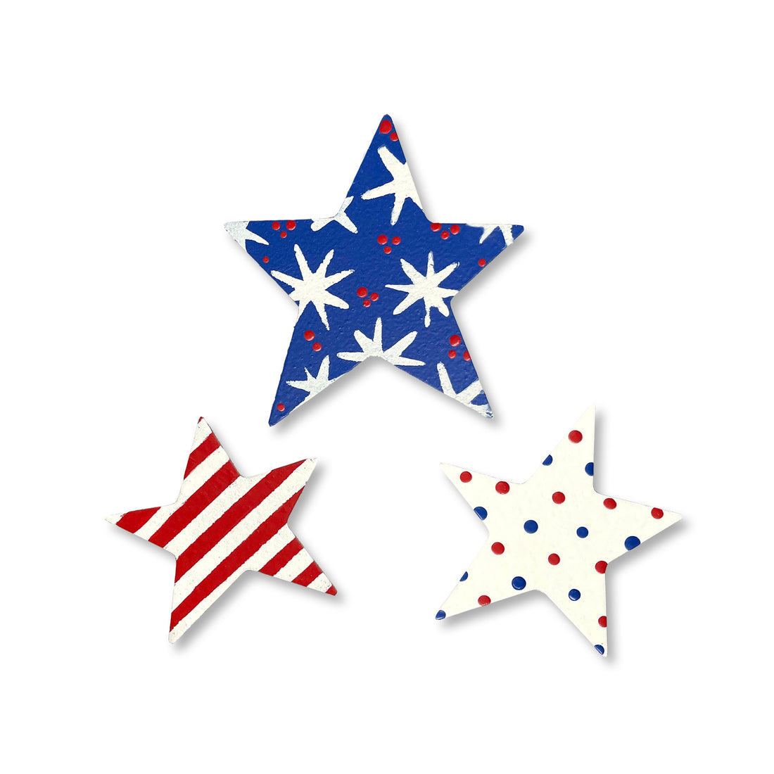 Patriotische Sterne S/3 - Muster