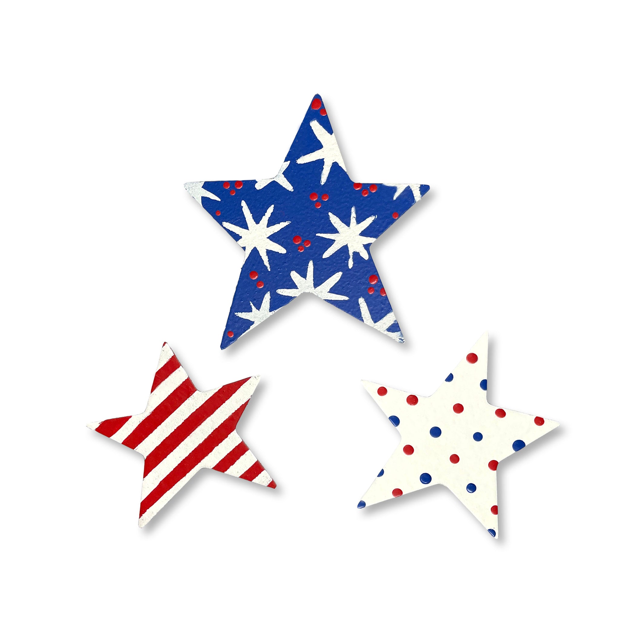 Patriotische Sterne S/3 - Muster 