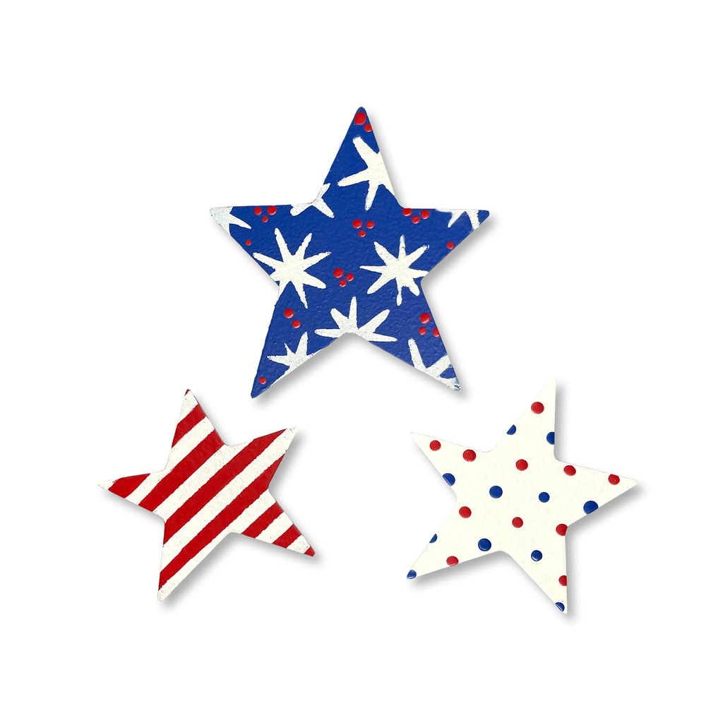 Patriotische Sterne S/3 - Muster 