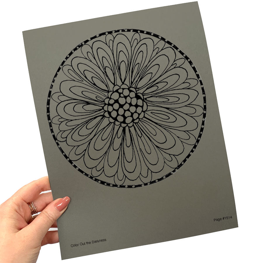 Color Out the Darkness - Individual Coloring Pages