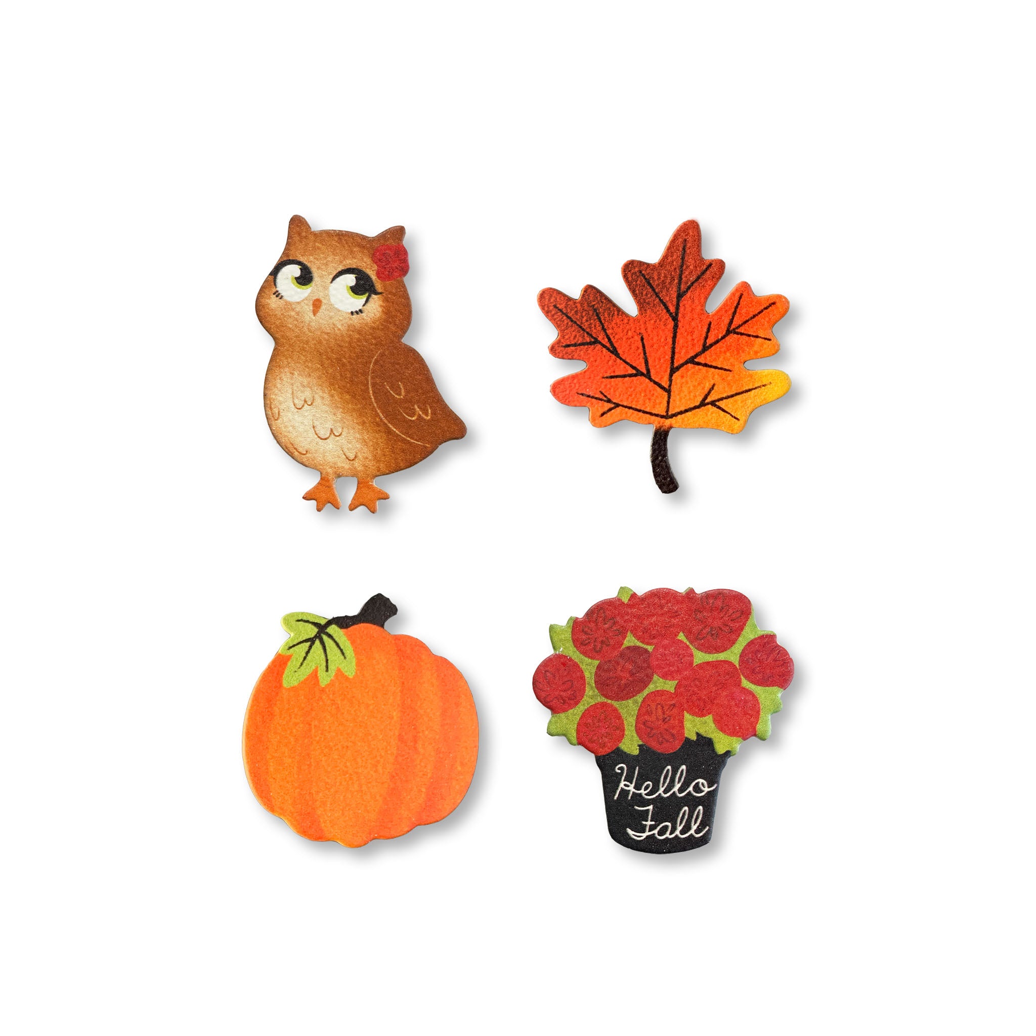 Hallo Herbstmagnete S/4