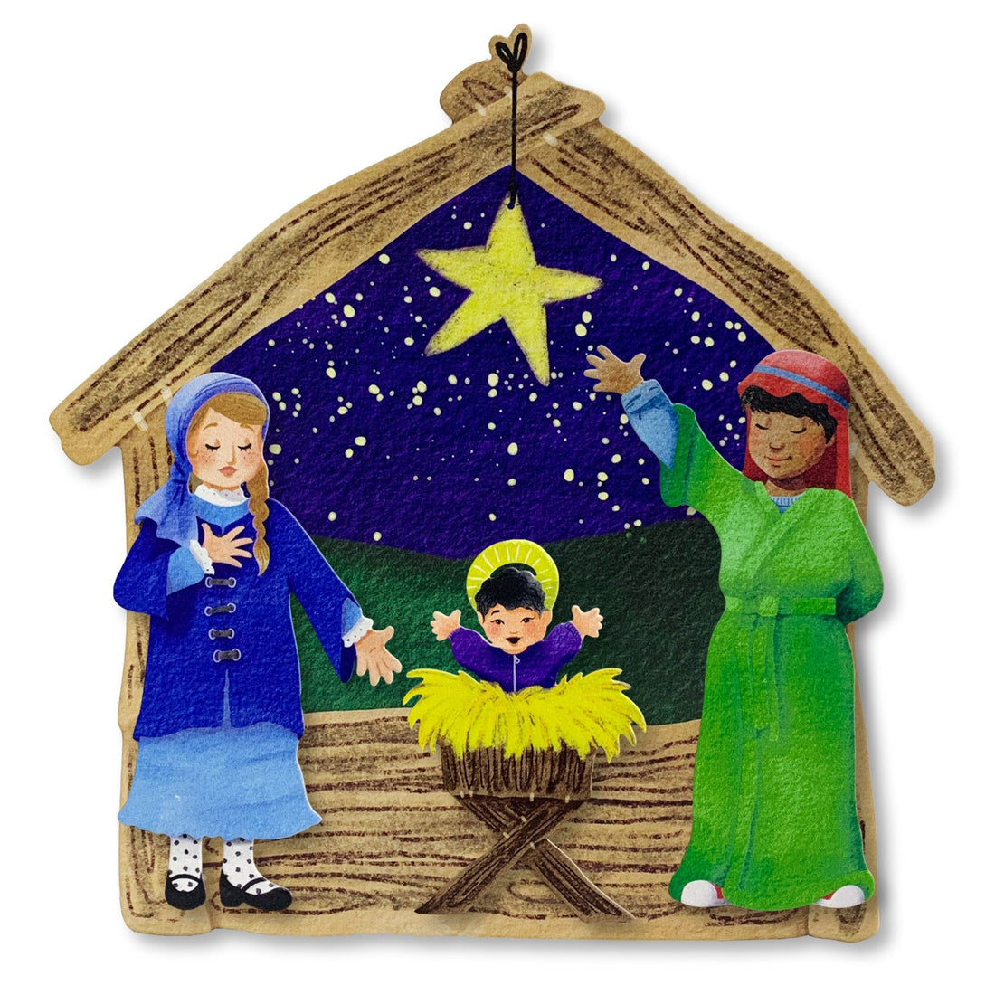 Nativity Magnetic Art Pop S/4