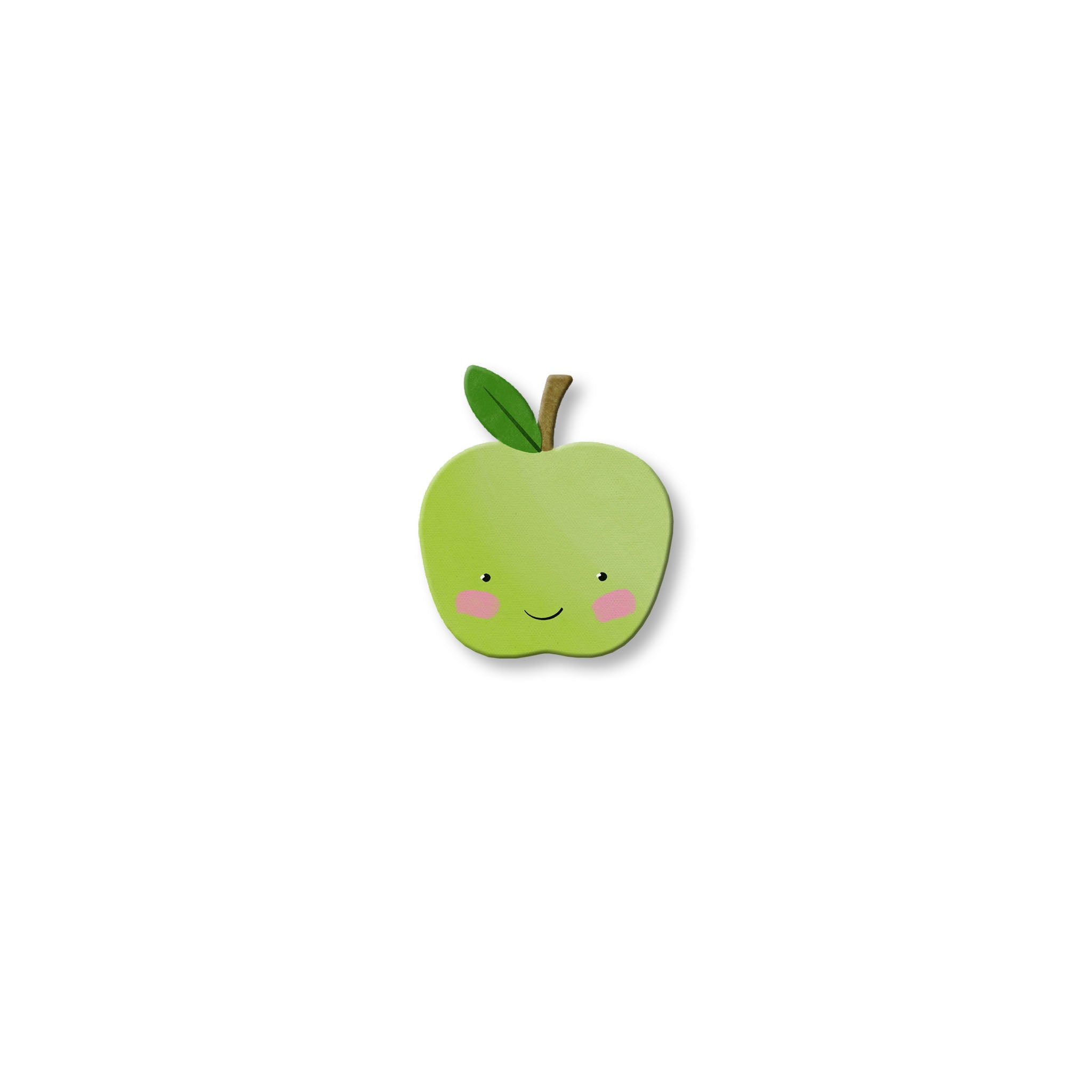 Grüner Apfelmagnet