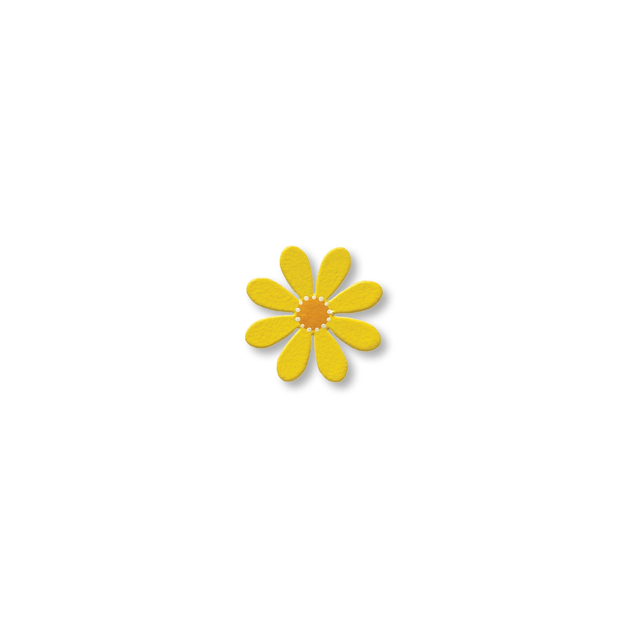 Gänseblümchen-Magnet Gelb