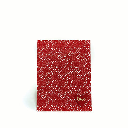 Easel w/ Kickstand 8.5x6.5 Red/White Berries Pattern