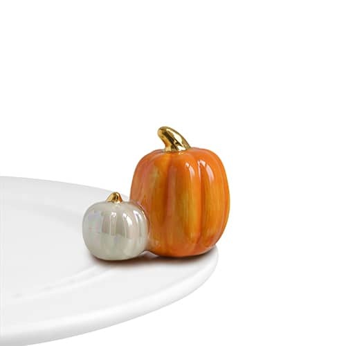 Pumpkin Spice - Nora Fleming Mini (Two Pumpkins)