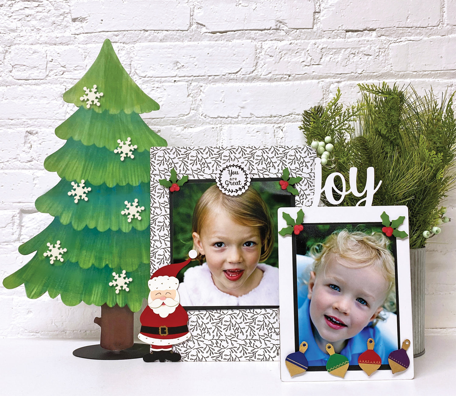 christmas picture frame craft ideas