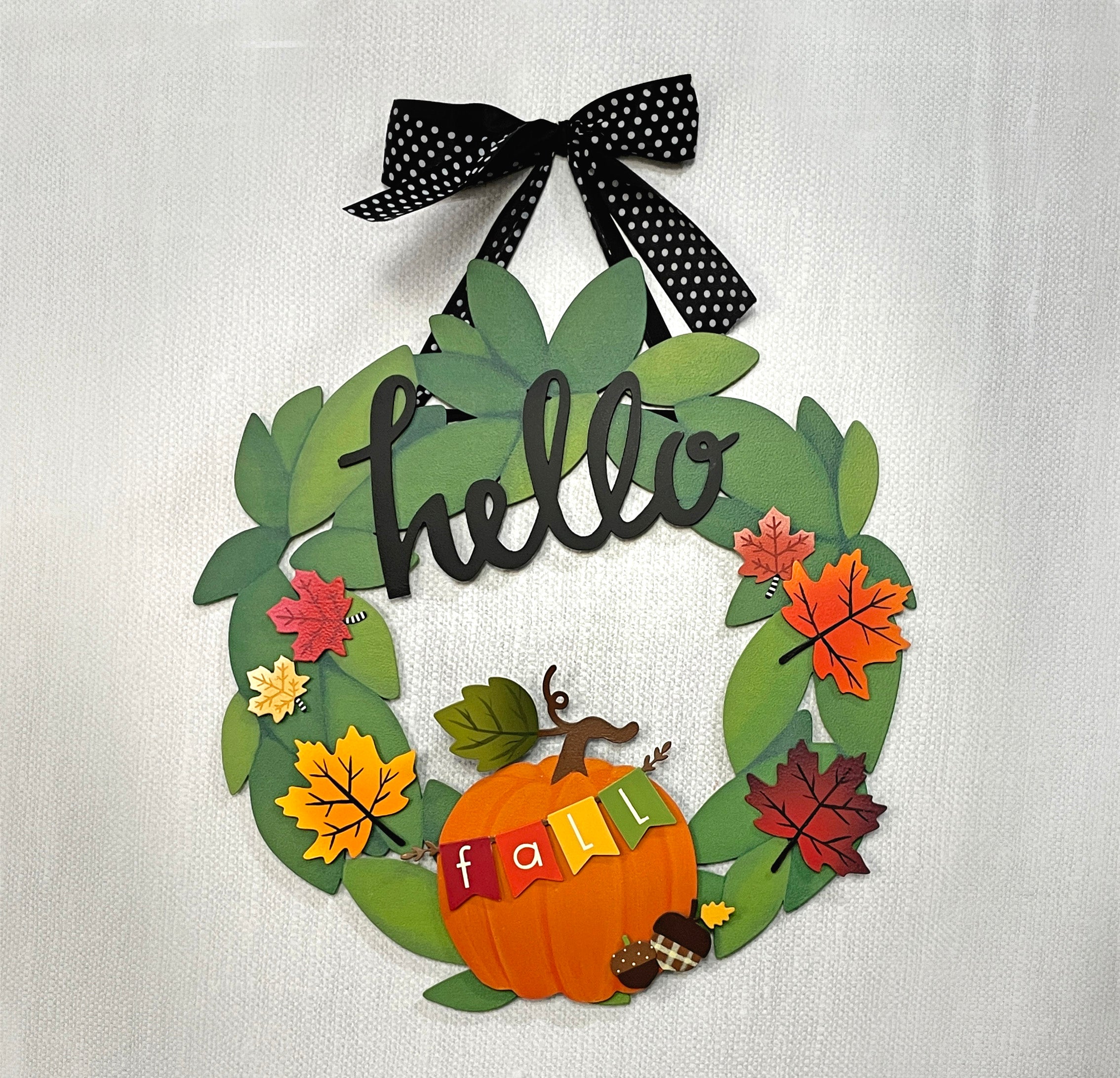 Fall Banner Magnets S/3 (6"w)