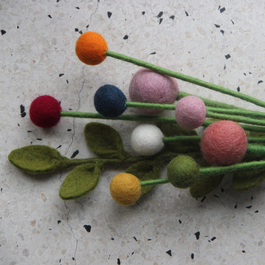 Felt Flower Large, assorted colors