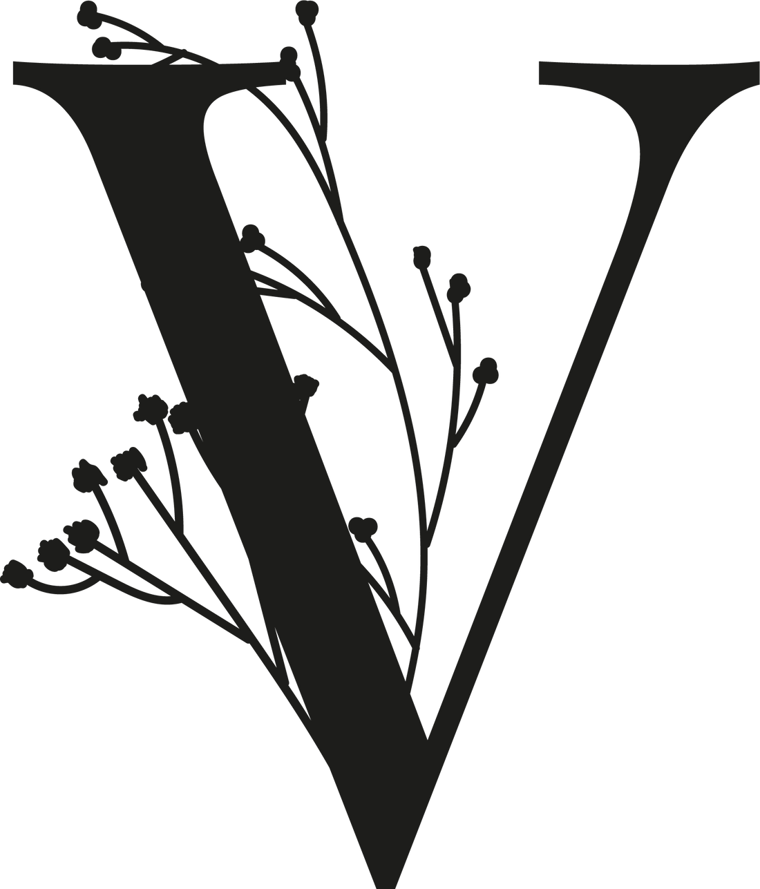 Botanical Letter Wall Decor