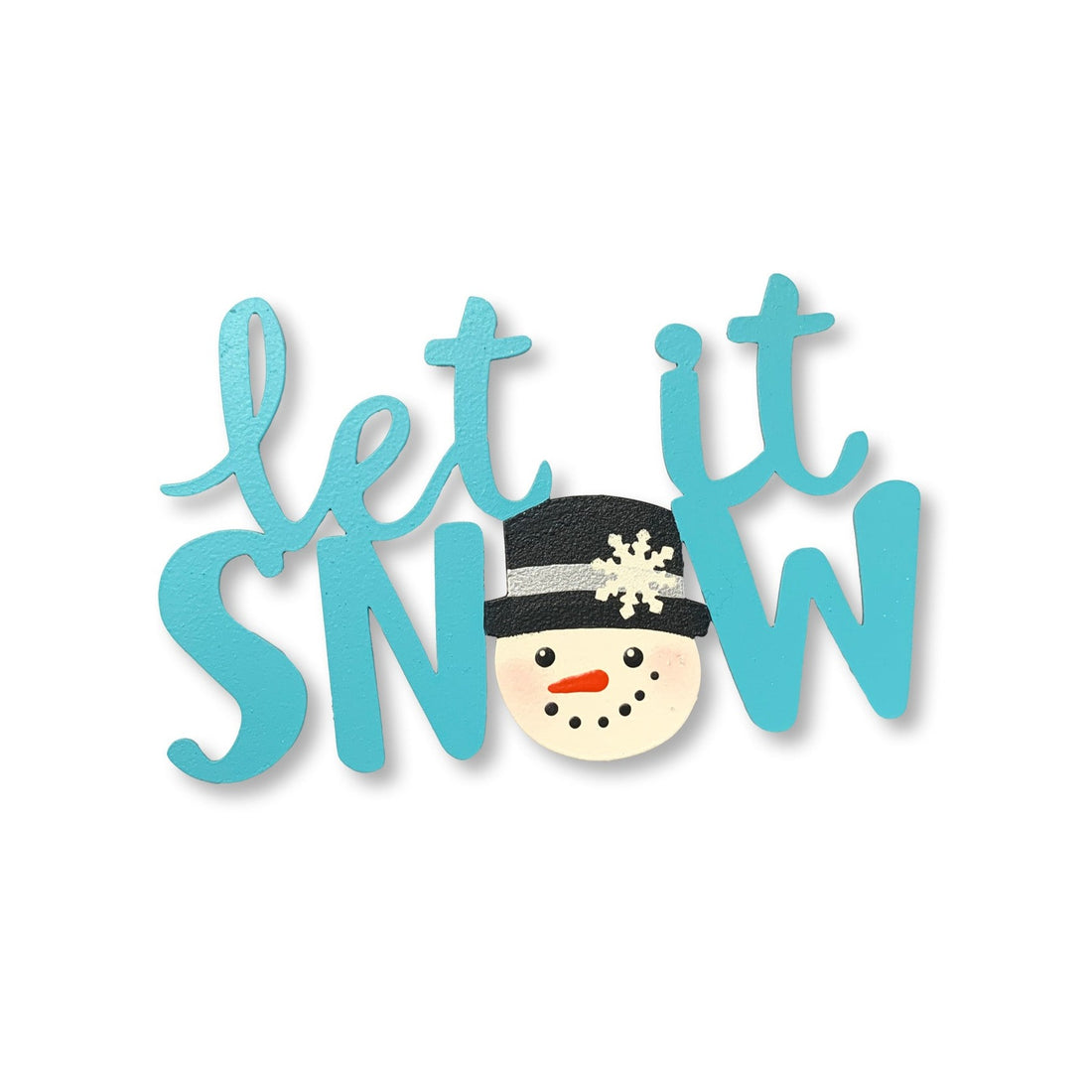 „Let it Snow“ mit Schneemann-Magnet