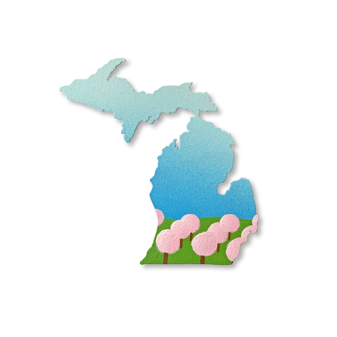 Spring Orchard Michigan Magnet