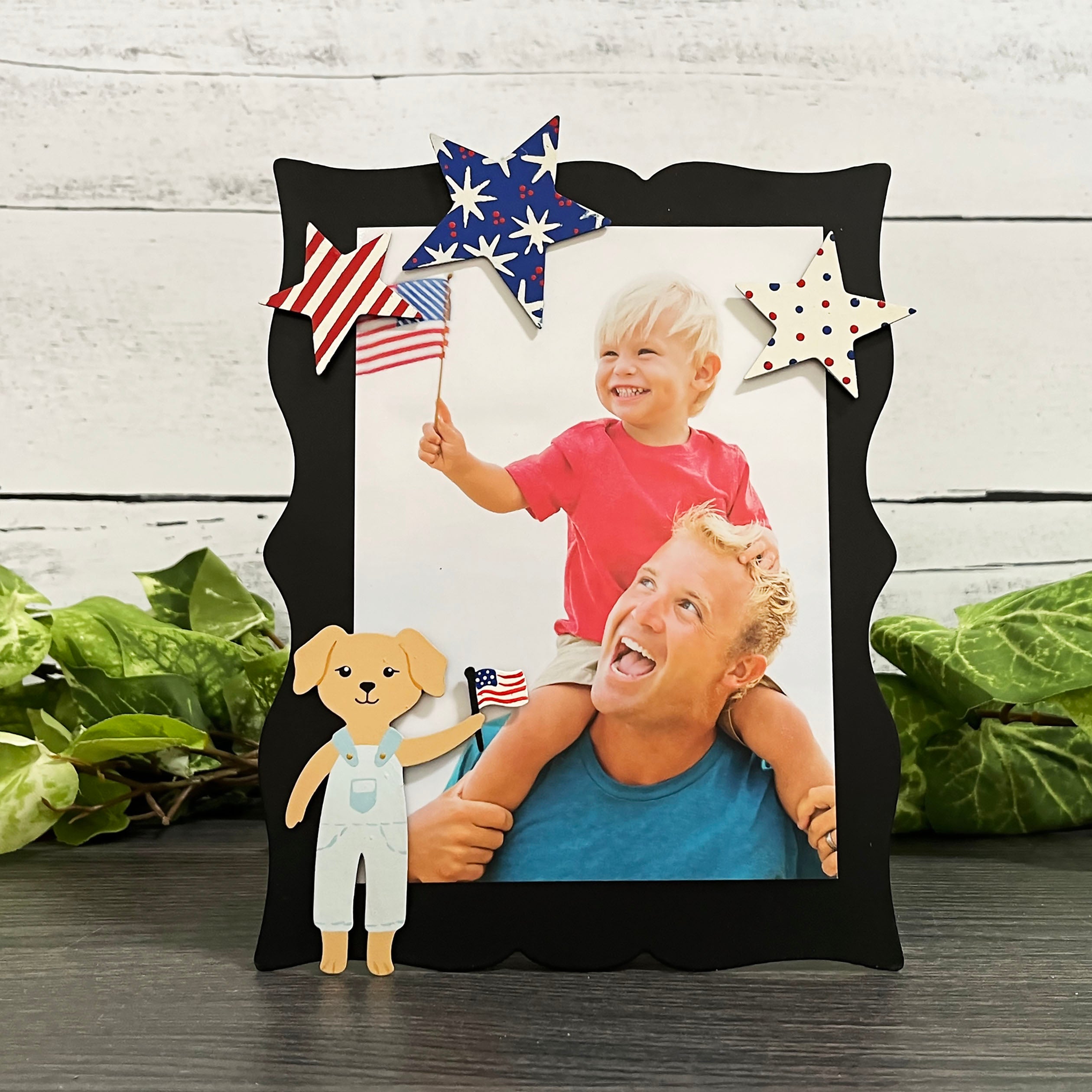 Patriotische Sterne S/3 - Muster 