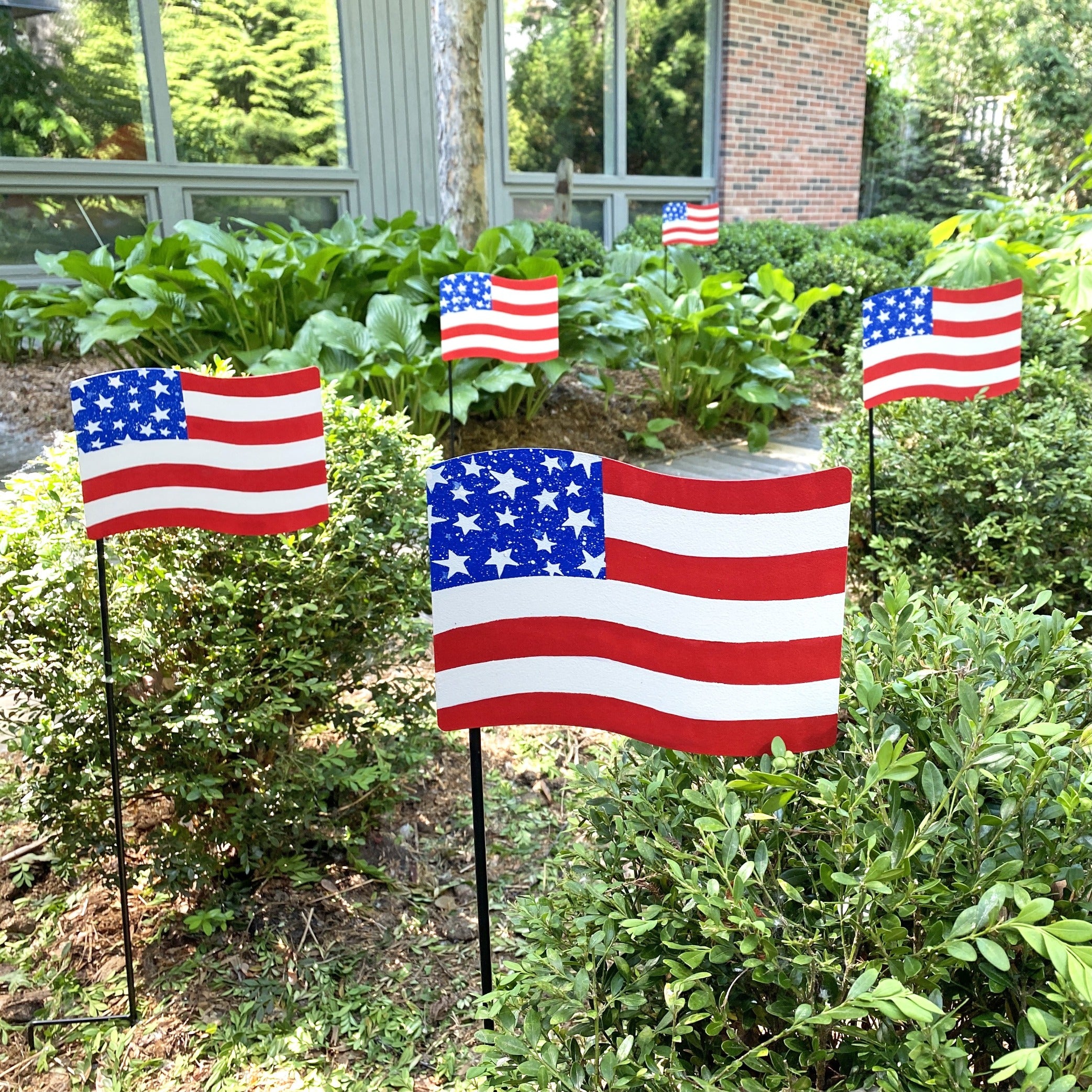 Magnetischer Art Pop mit USA-Flagge