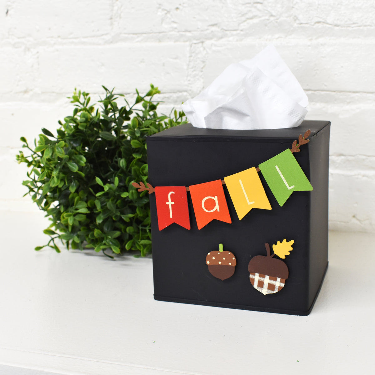 Taschentuchbox-Abdeckung, Schwarz – Roeda