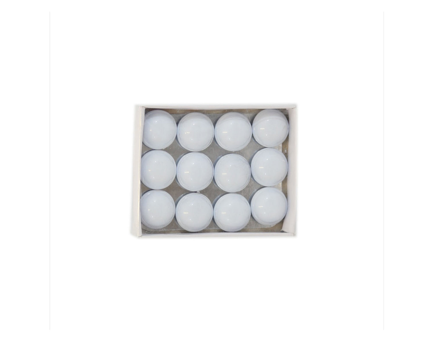 Button Magnet White Individual